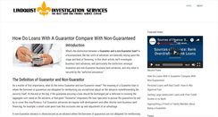 Desktop Screenshot of lindquistinvestigationservices.com