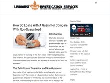 Tablet Screenshot of lindquistinvestigationservices.com